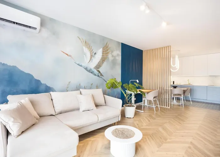 Blue Horizon Self Check-in, Free Garage Parking, Invoice * Poznan